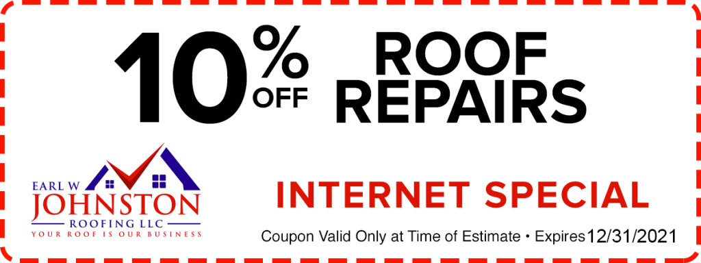 Roofing Coupons & Special Offers | Earl W. Johnston Roofing