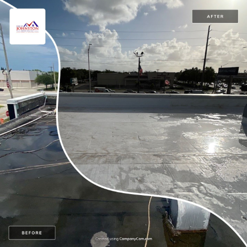 Commercial Reroof GAF TPO EverGuard 60 Mil Smooth - Hollywood, FL